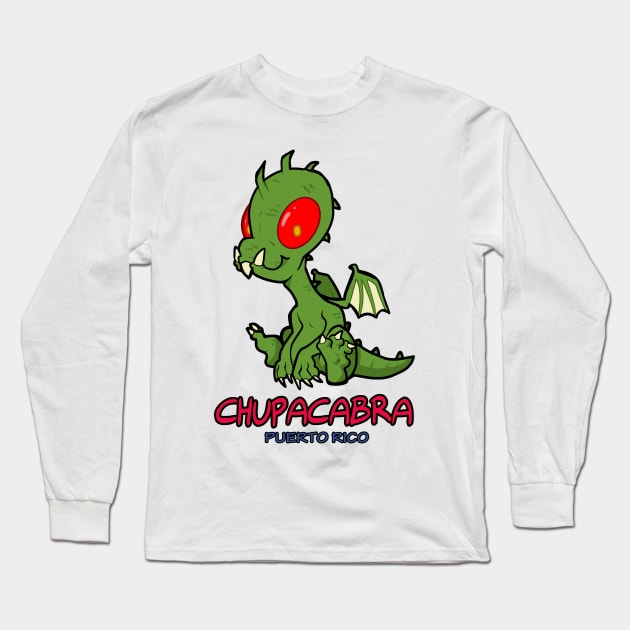 Compendium of Arcane Beasts and Critters - Chupacabra Long Sleeve T-Shirt by taShepard